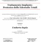 Studio Dentistico Umberto Sapio - Attestato
